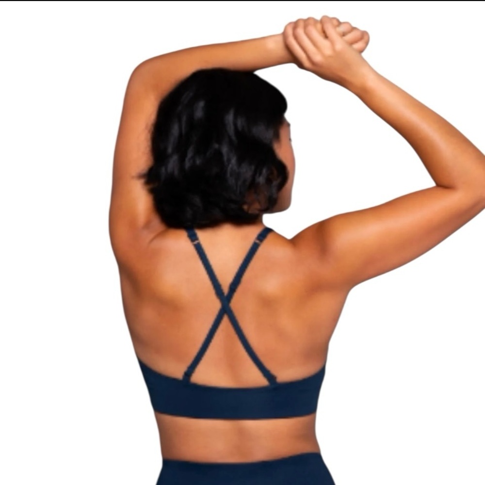 Girlfriend Collective Topanga Sports Bra - Midnight Size XS NWT